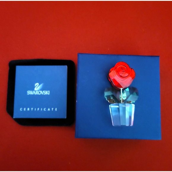 Swarowski Red Crystal Rose 866896 - Picture 3 of 12